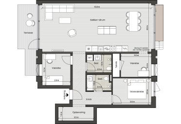 Plantegning for: Bolig 012 <wbr> Helsinkigade 11, st. mf.