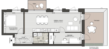 Plantegning for: Bolig 085 <wbr> Helsinkigade 7, 4. 1