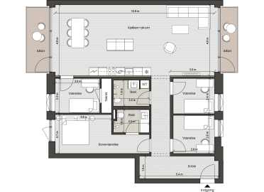Plantegning for: Bolig 089 <wbr> Helsinkigade 7, 4. 5