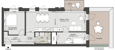 Plantegning for: Bolig 109 <wbr> Fortkaj 2, 5. 4